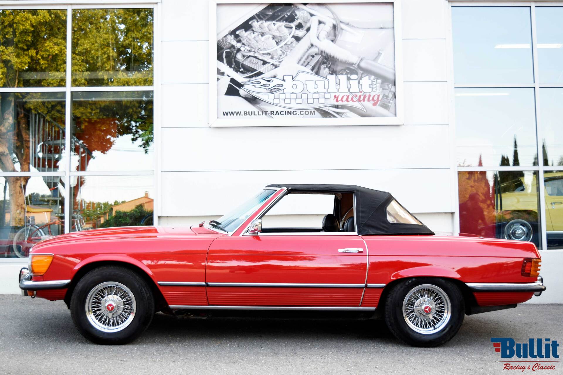 MERCEDES 450SL ROUGE DE 1972