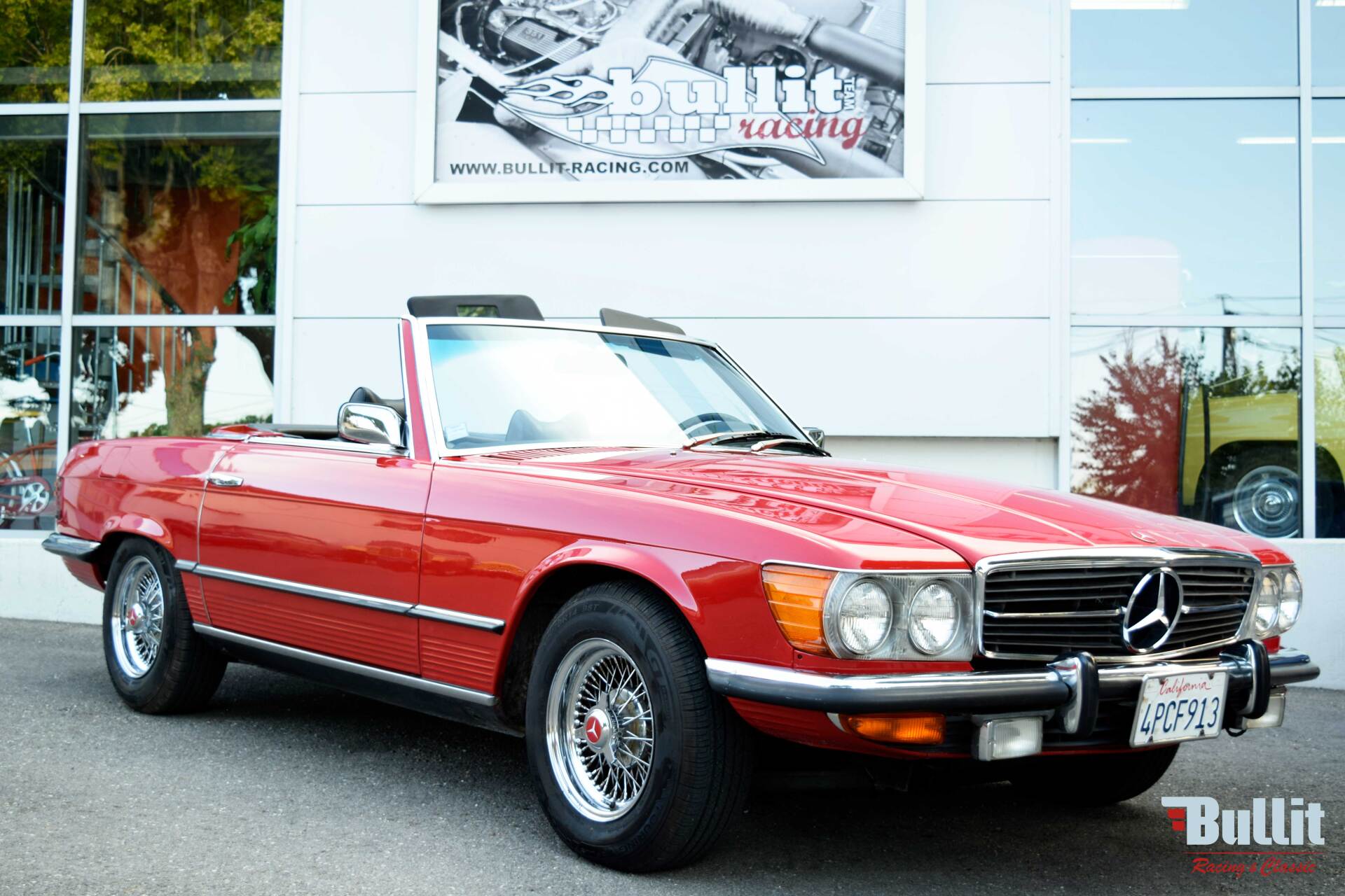 MERCEDES 450SL ROUGE DE 1972