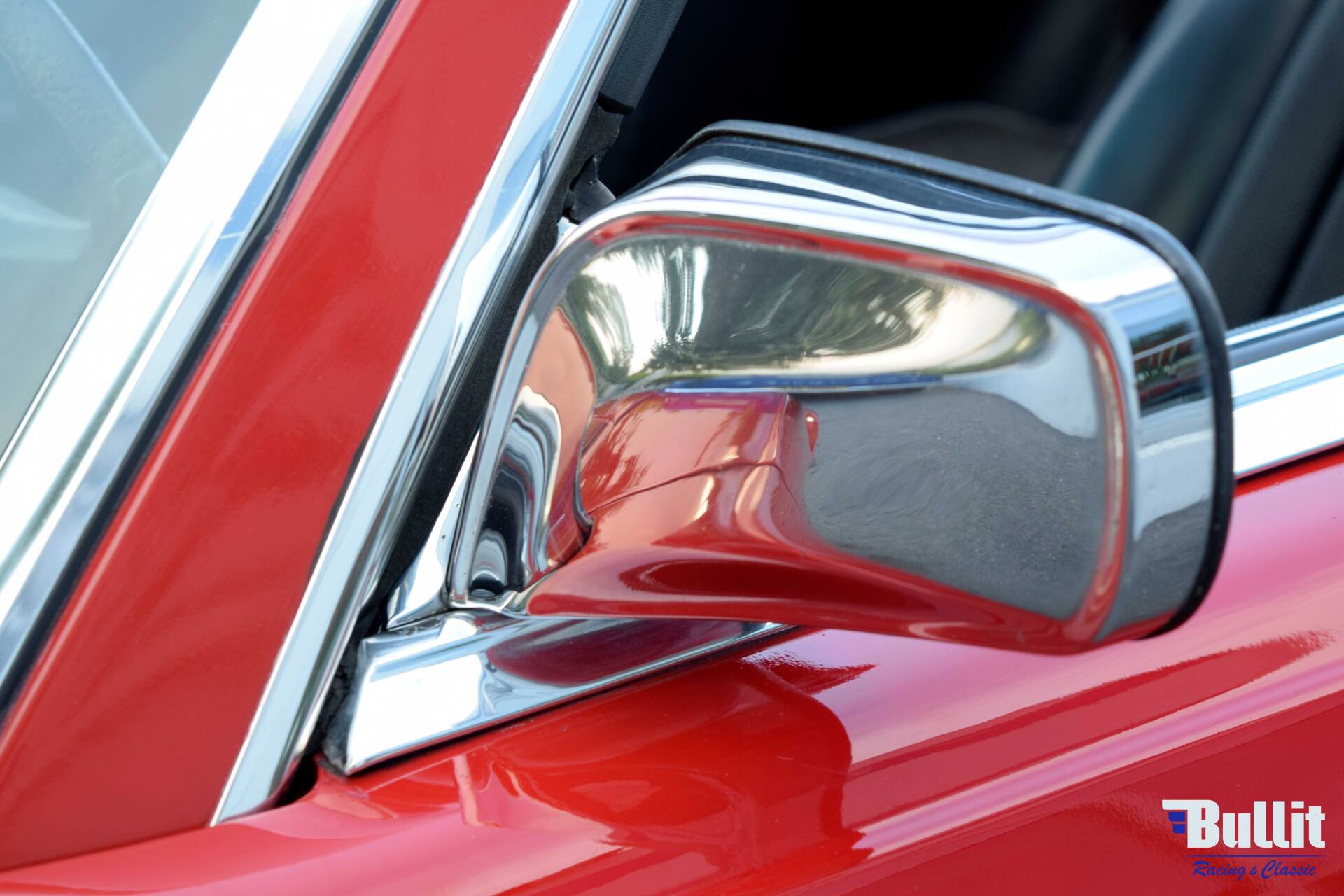 rétroviseur de MERCEDES 450SL ROUGE DE 1972