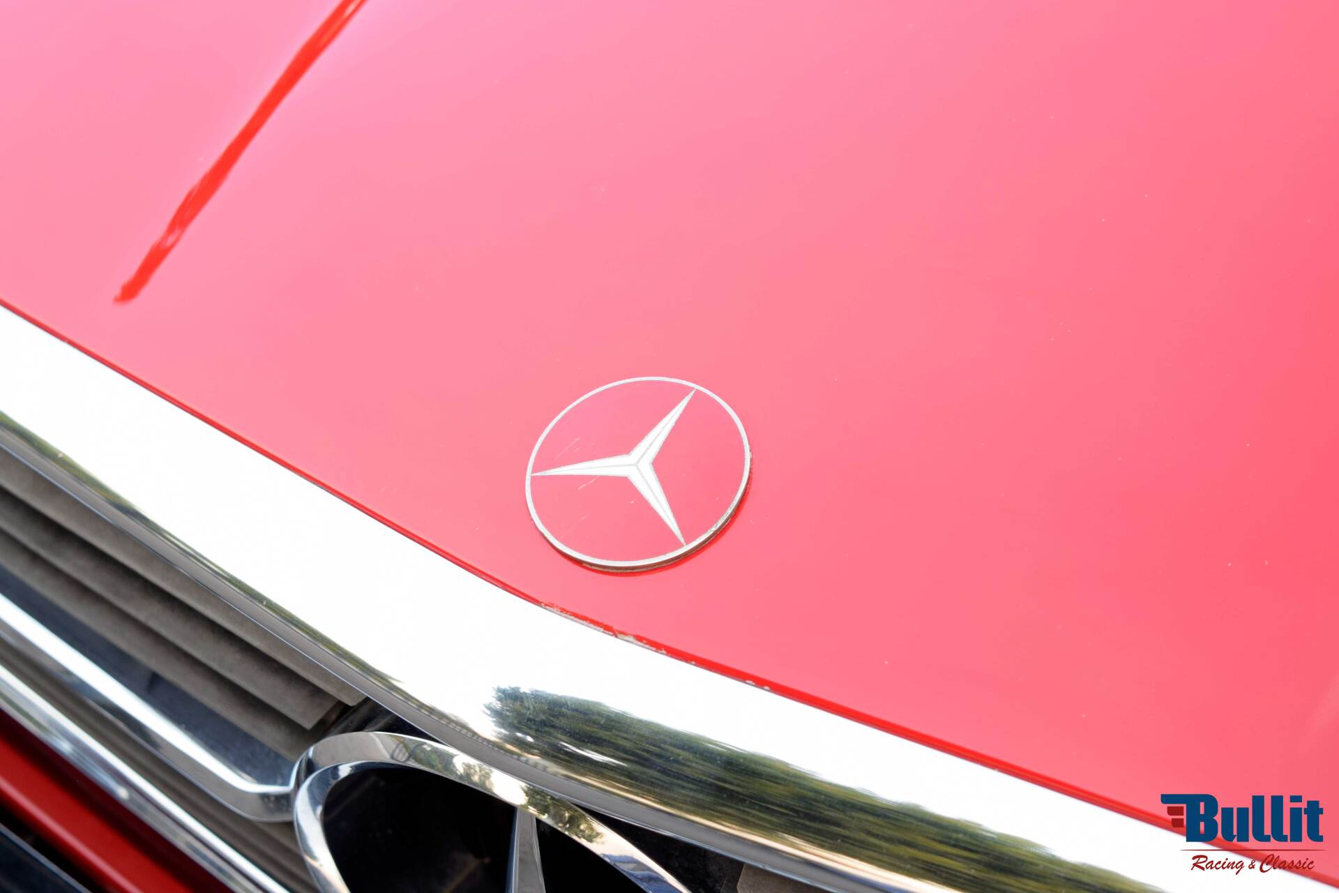 logo de MERCEDES 450SL ROUGE DE 1972