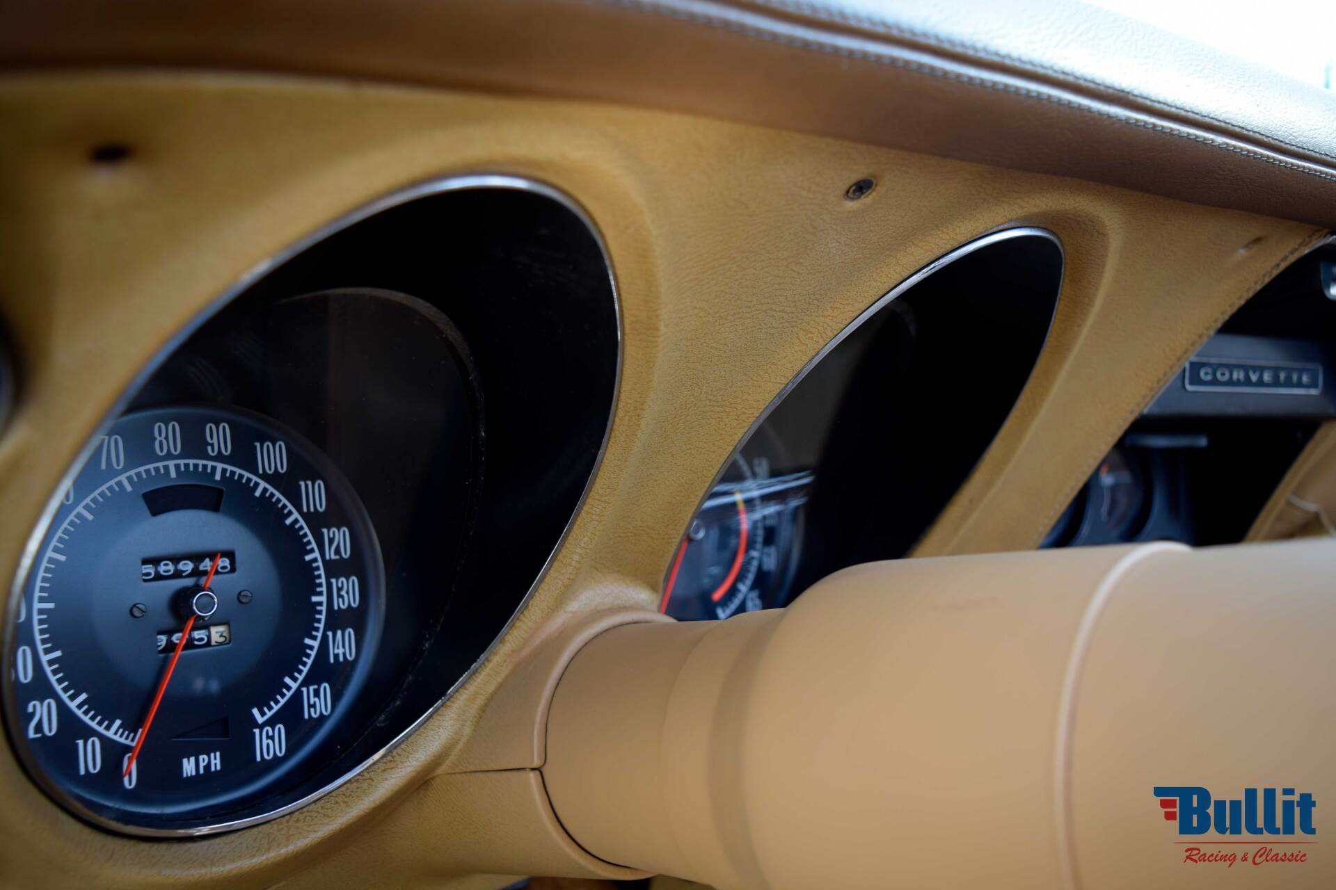 compteurs Chevrolet Corvette C3 Stingray cabriolet ELKHART GREEN de 1973