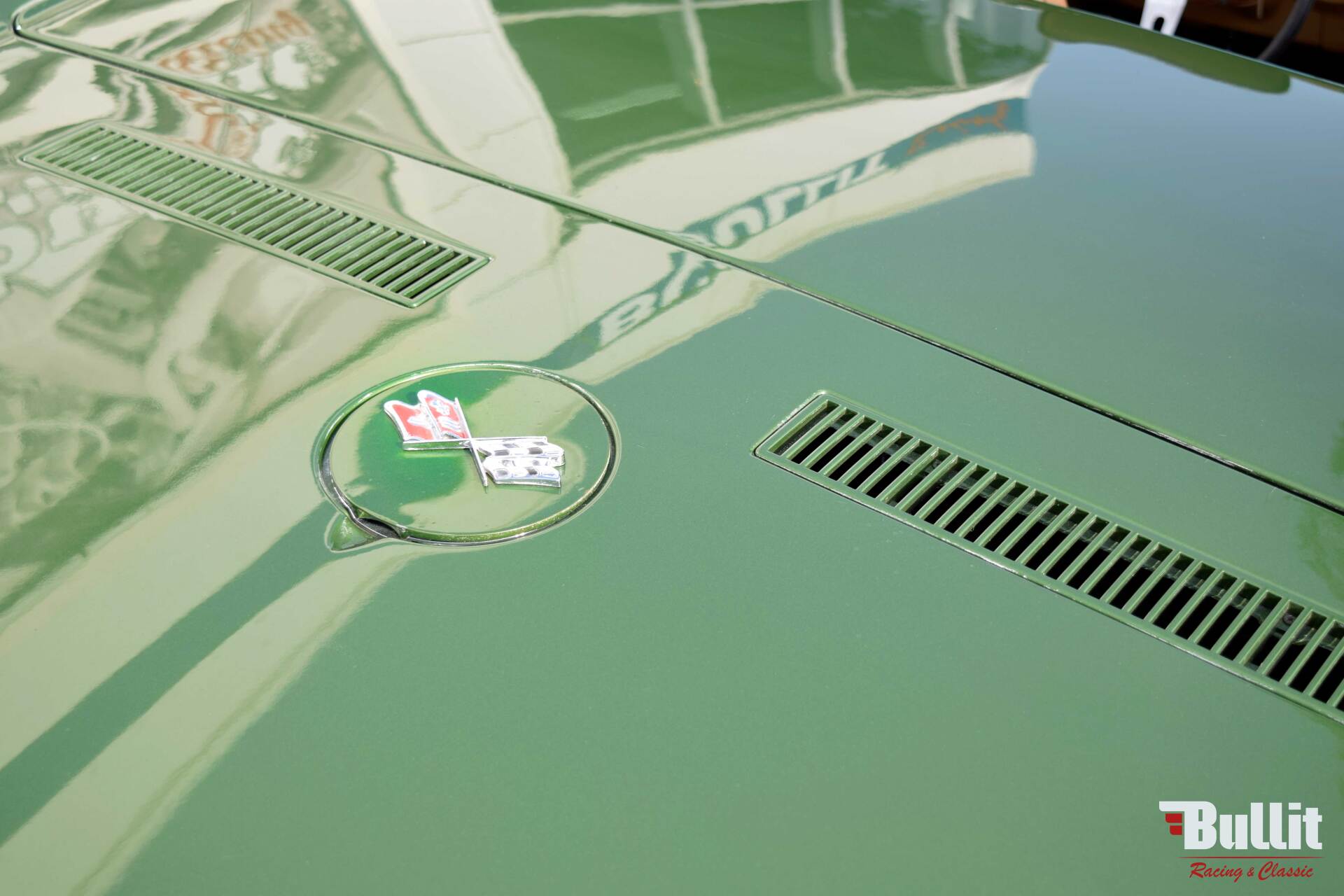 bouchon essence Chevrolet Corvette C3 Stingray cabriolet ELKHART GREEN de 1973