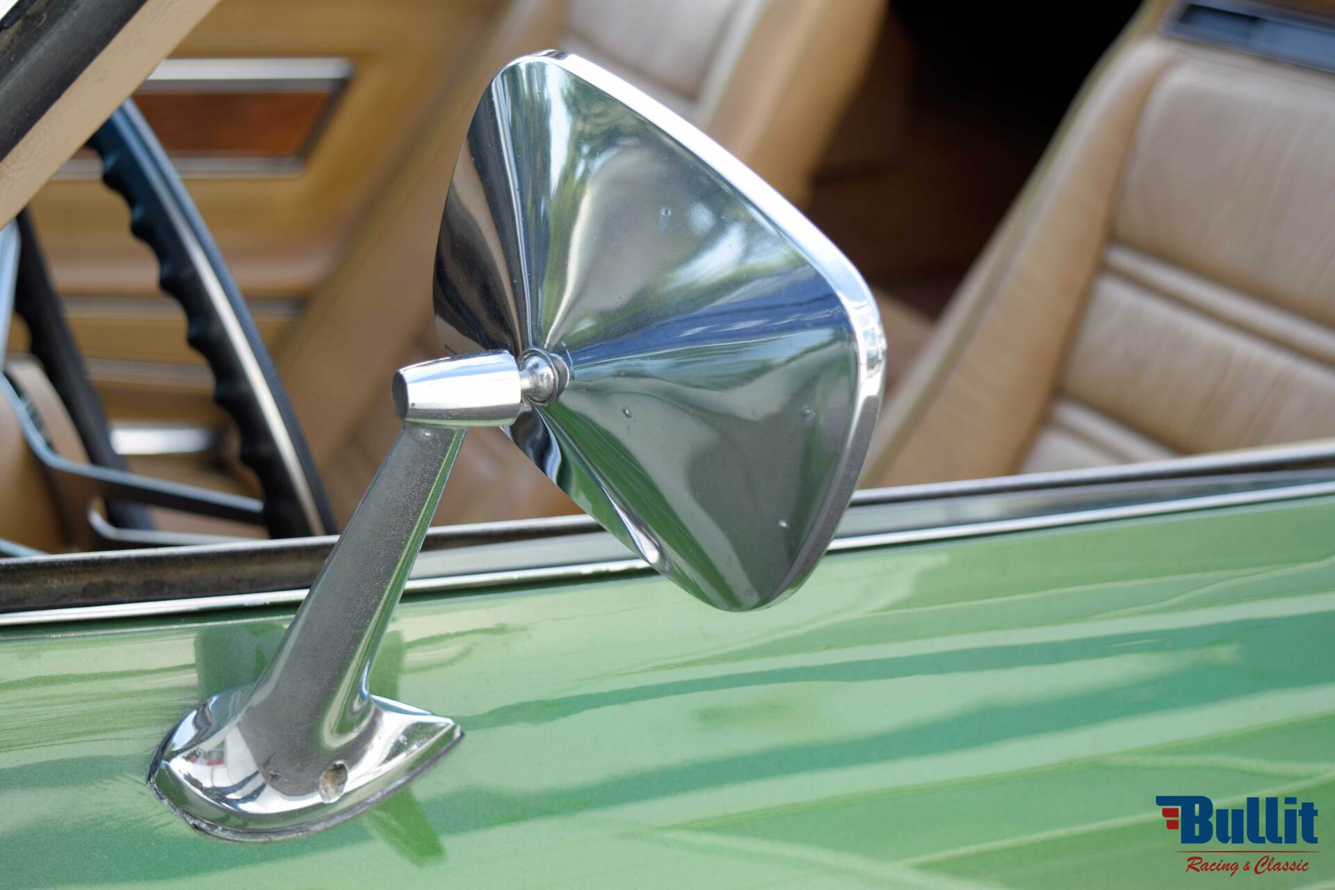 rétroviseur Chevrolet Corvette C3 Stingray cabriolet ELKHART GREEN de 1973