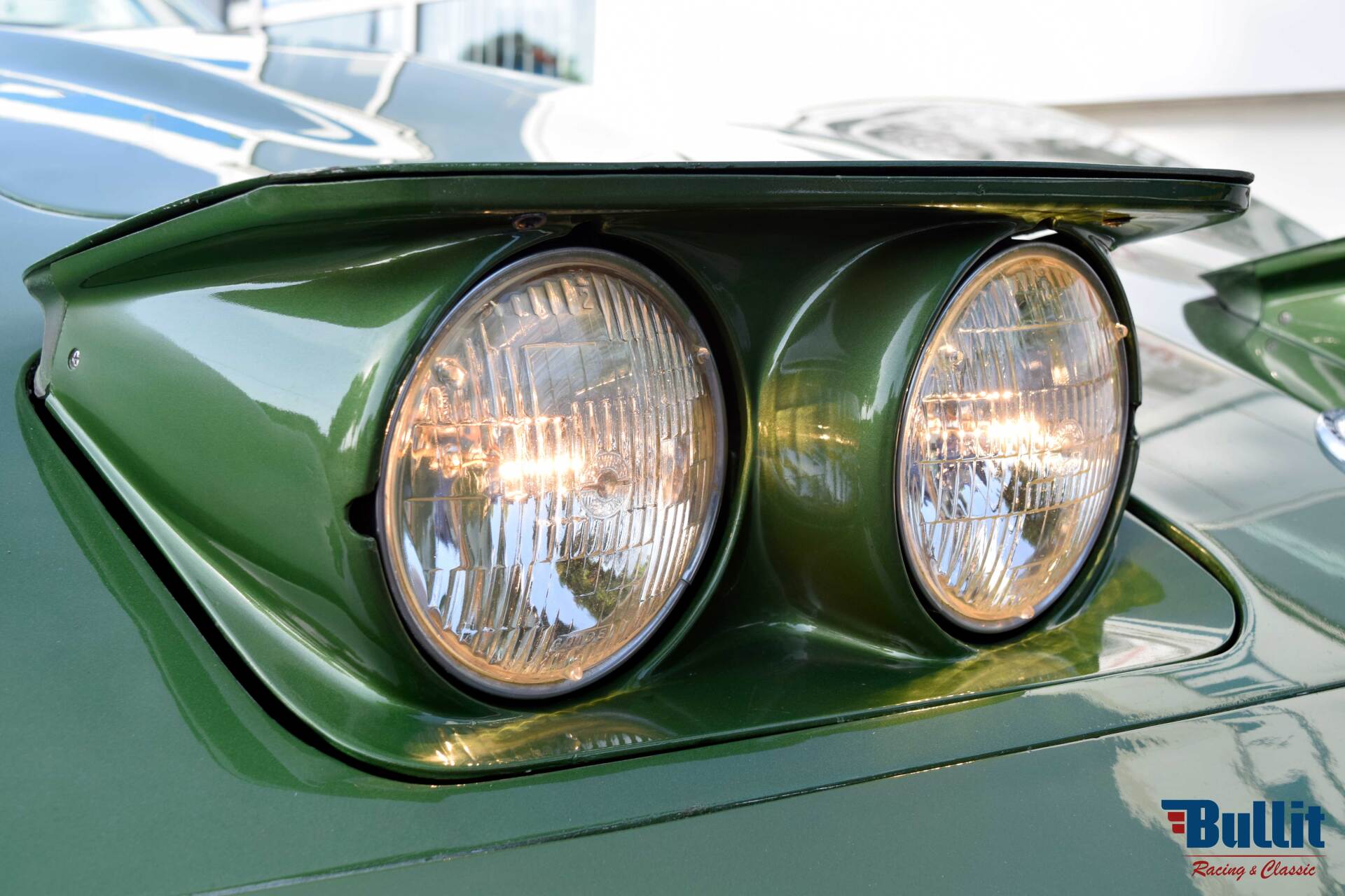 Phare Chevrolet Corvette C3 Stingray cabriolet ELKHART GREEN de 1973