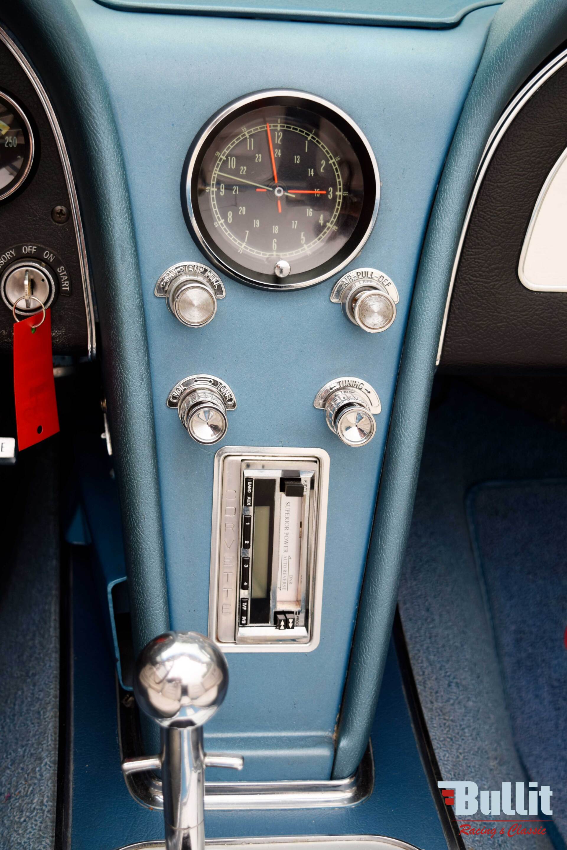 Console Chevrolet Corvette C2 327 Sting Ray Nassau Blue de 1965