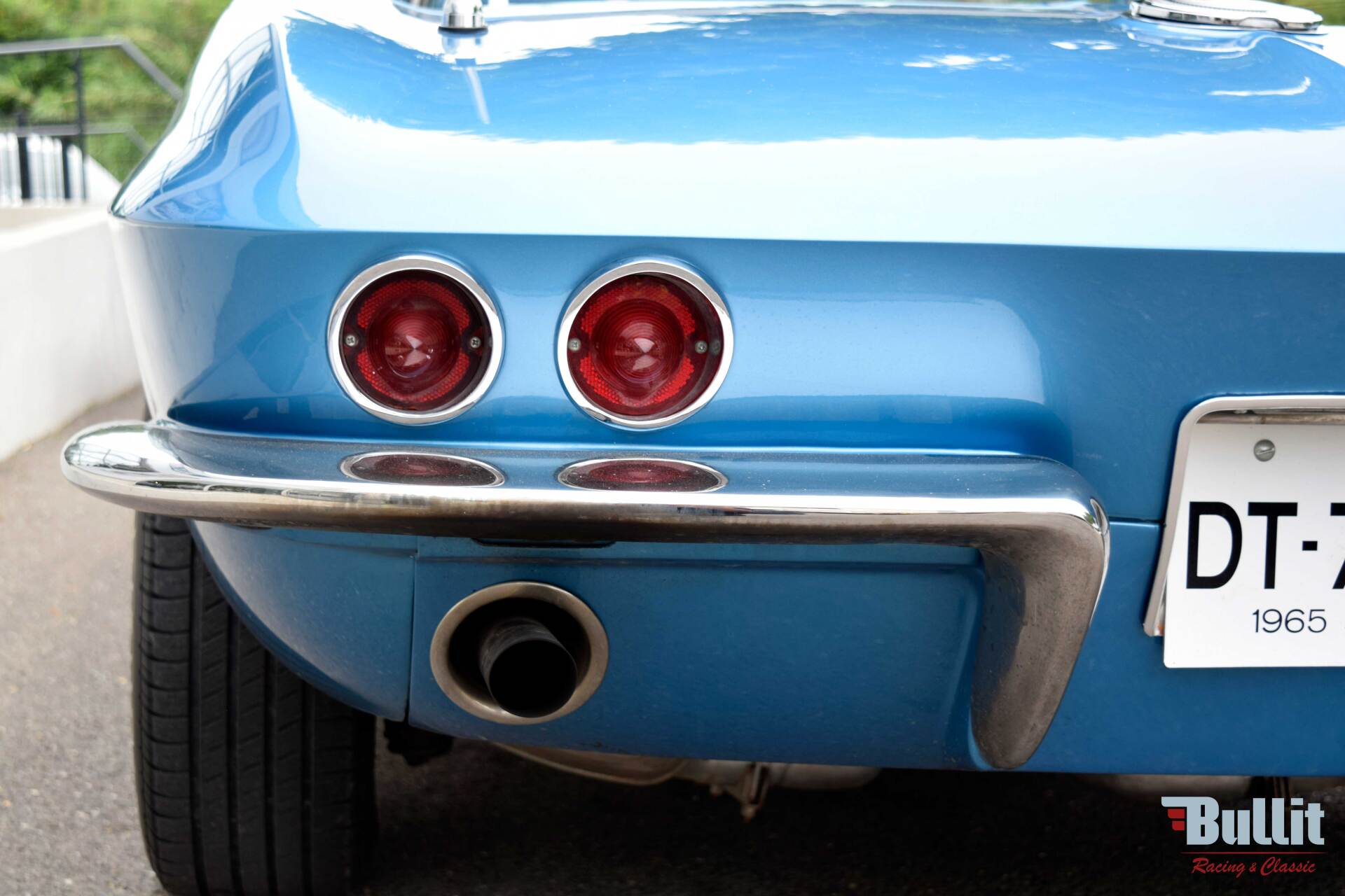 Feux Chevrolet Corvette C2 327 Sting Ray Nassau Blue de 1965