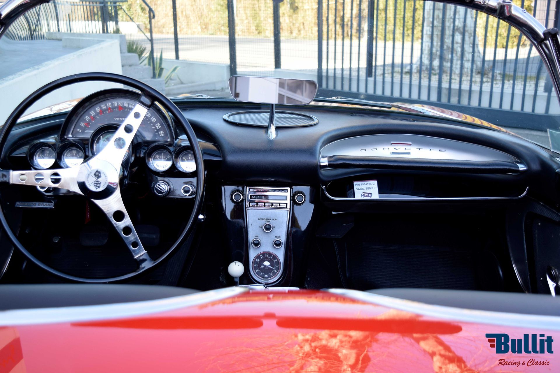interieur de Chevrolet Corvette C1 de 1960