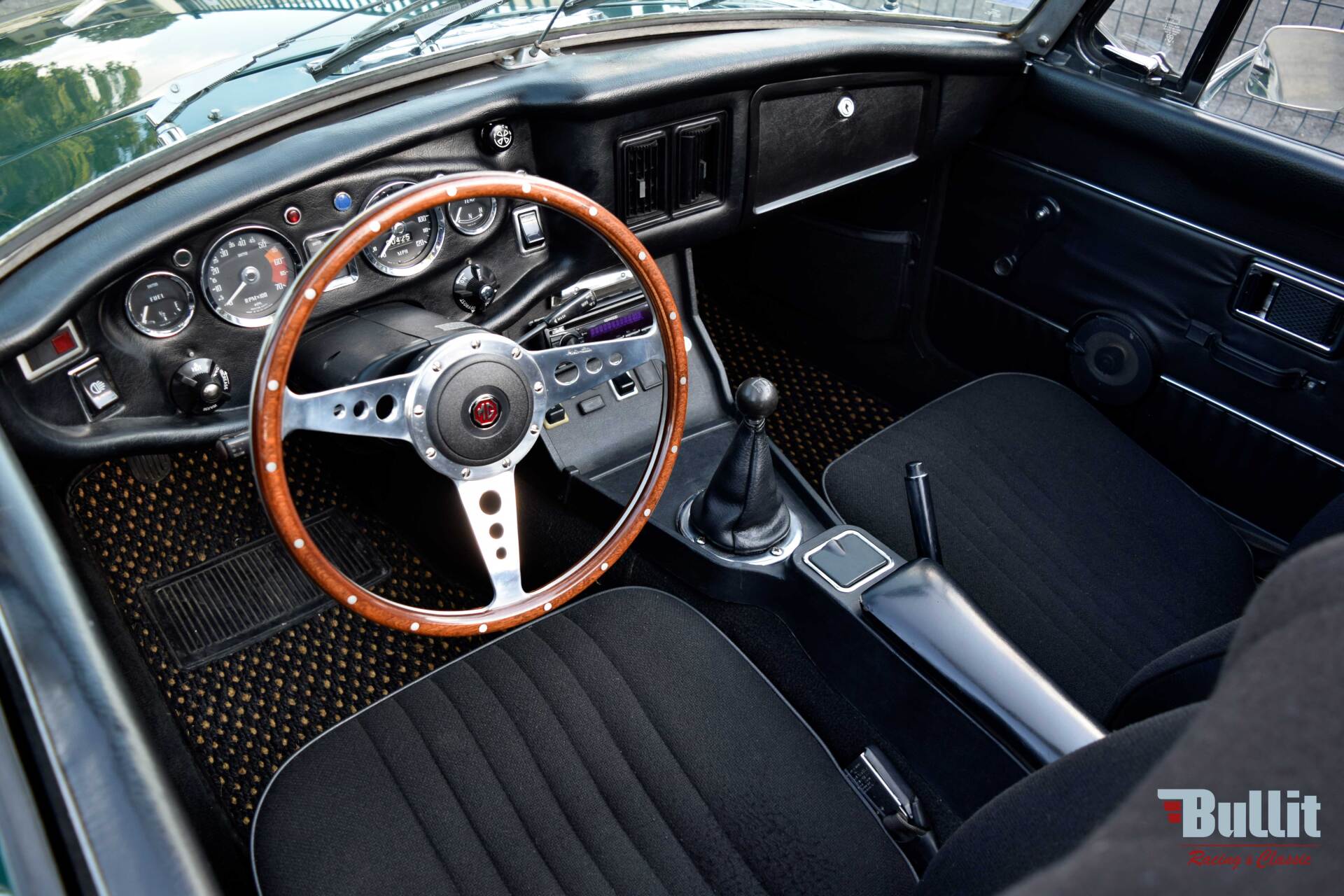 tableau de bord de MGB cabriolet de 1972