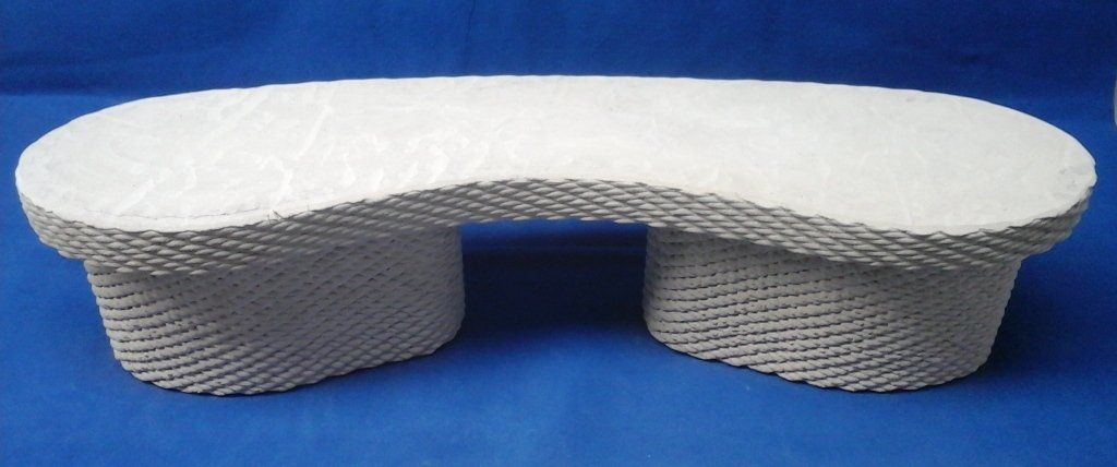 banc OT3 en béton tissé grand banc en béton tissé