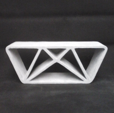 banc extérieur en béton fibré imprimé en 3D