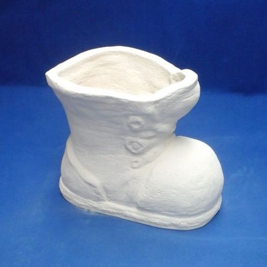 Boot planter 1 pot de fleur béton en forme de botte de 7 lieux