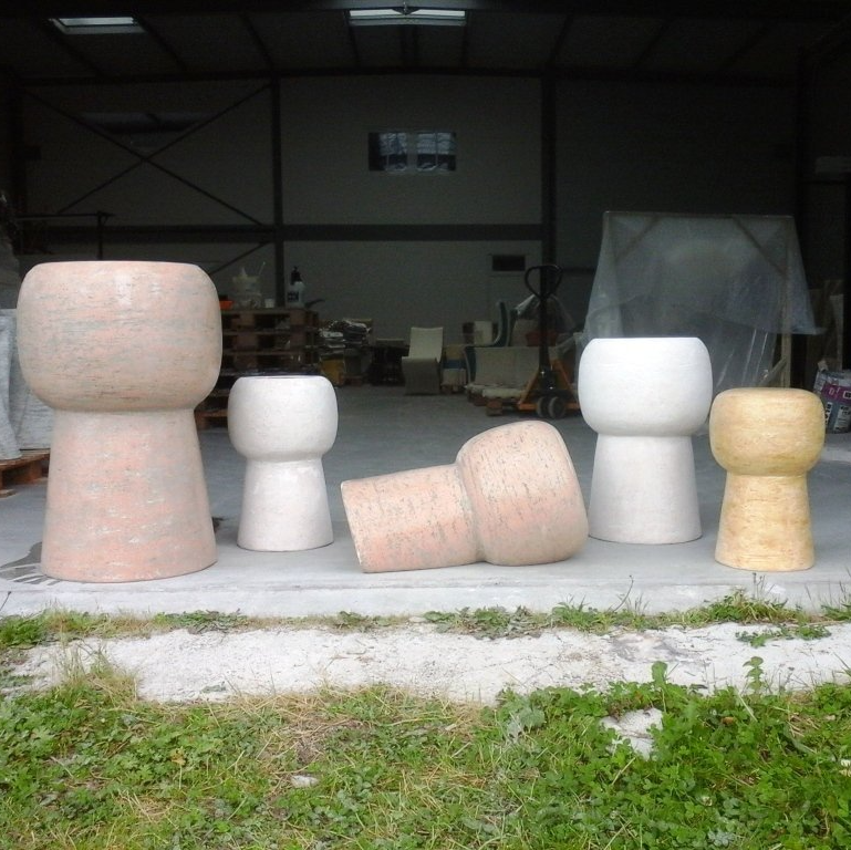 Champagne range stool, table, ice bucket, decoration in a champagne stopper shape