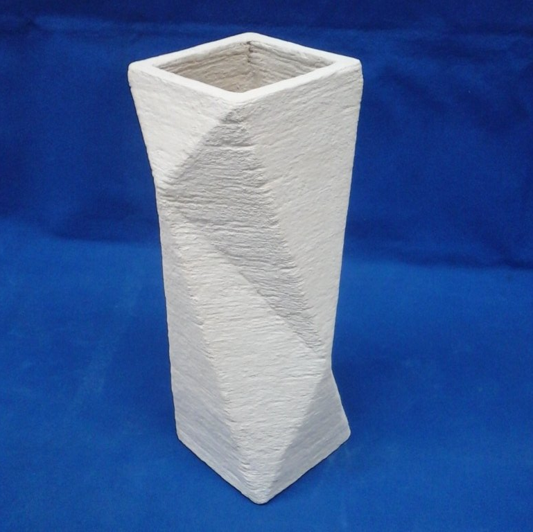 like a diamond ! Stylish concrete vase, modern, custom made