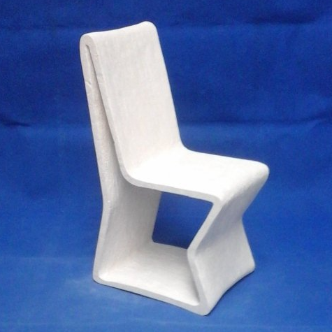 Chaise ICE Chaise design extérieur en béton fibré