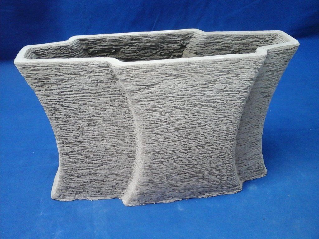 Grey planter C Concrete planter, custom made