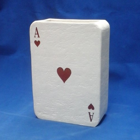 Carte poker xxl  as de cœur Carte poker xxl carré d'as, as de cœur