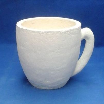 T cup (or coffee cup!) Concrete pot, tea or coffee cup shape, 3D printed