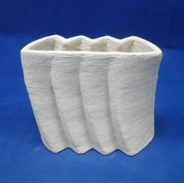Jardinière TB T1 en ciment blanc Jardinière originale en ciment blanc