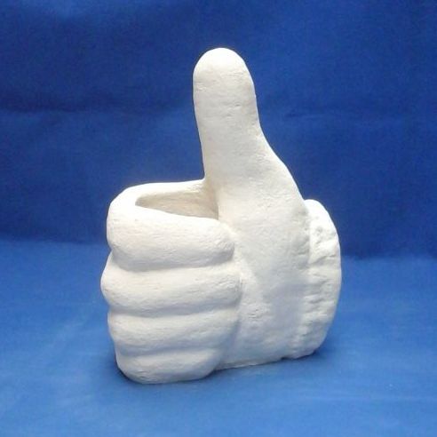 Pouce en l'air Pot pouce en l'air en béton, like