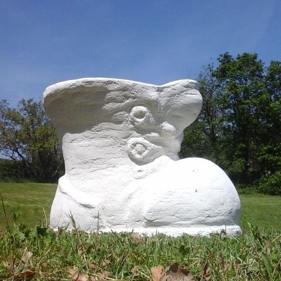 Boot planter 1 Concrete decoration plant pot boot style