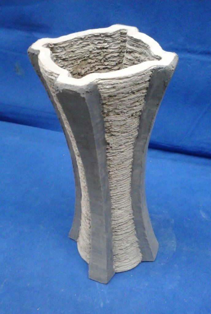 Invictus concrete vase grey concrete vase, concrete cup