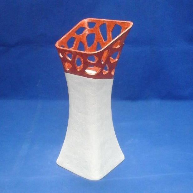 ALTARA vase Big vase made with cement and plastic, 3d concrete printing