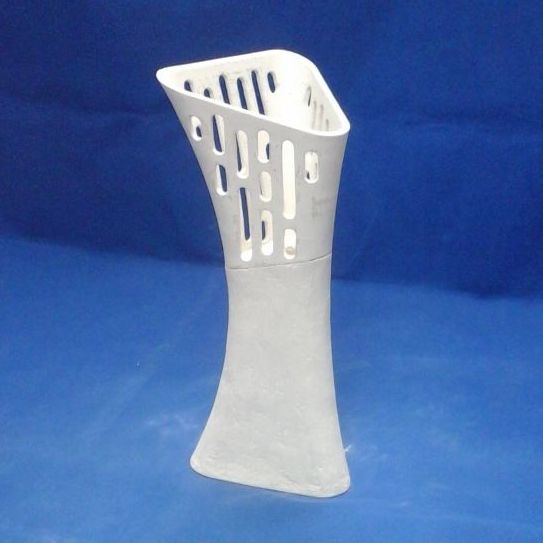 Vasse VESPERA Vase XXL en ciment blanc design fin et raffiné