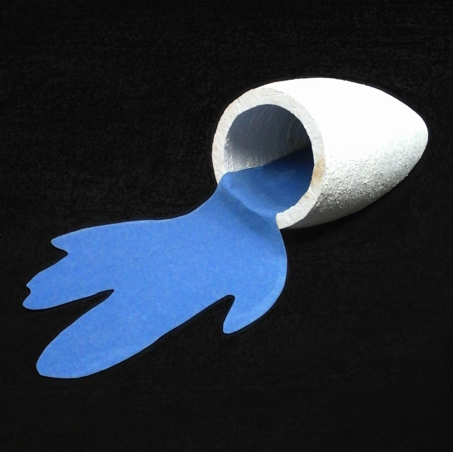 Concrete spilled vase, FA1 decoration concrete spilled vase, decorative spilled pot, river of flowers