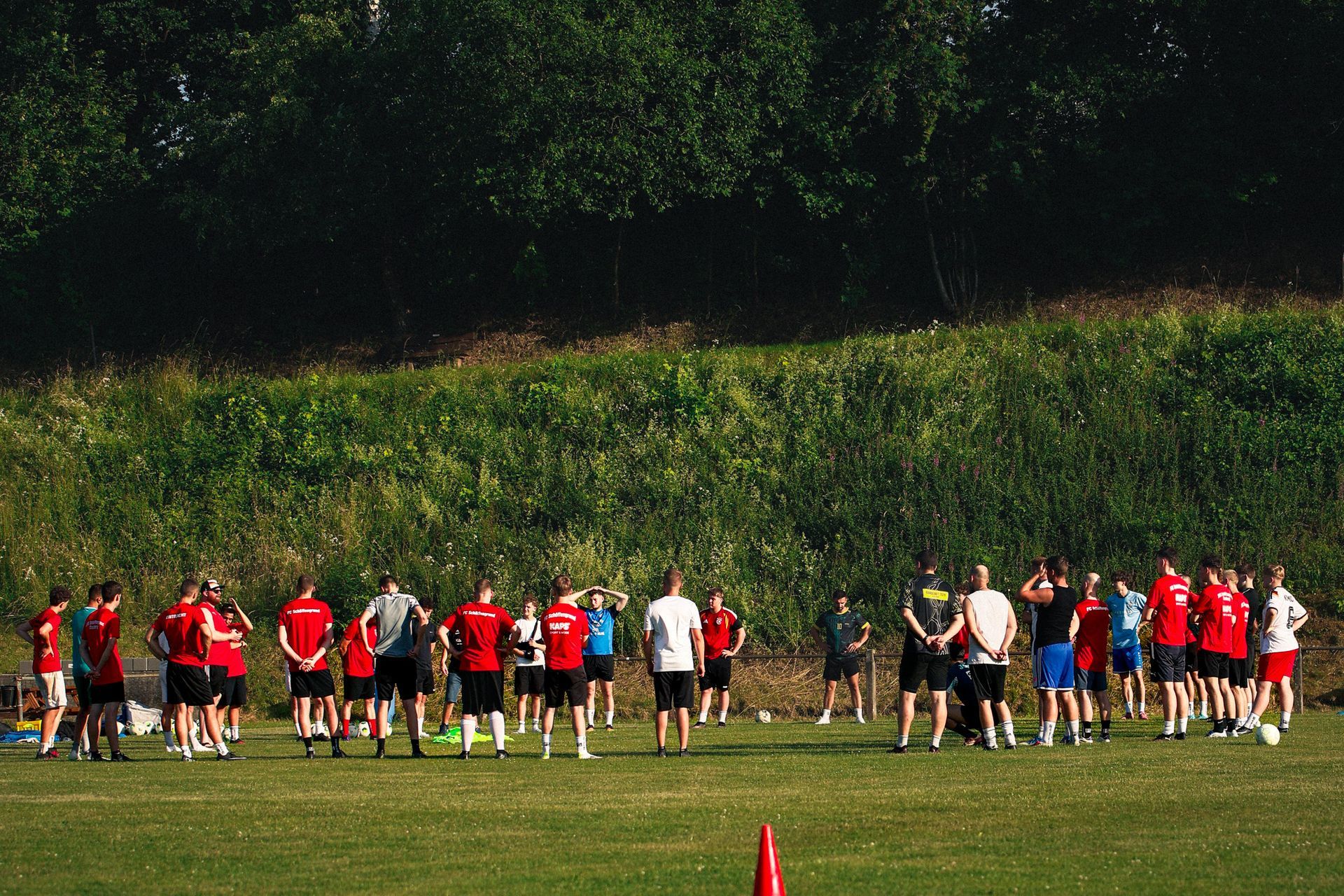 Trainingsszene des FC Schöffengrund