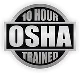 10 Hour OSHA Trained