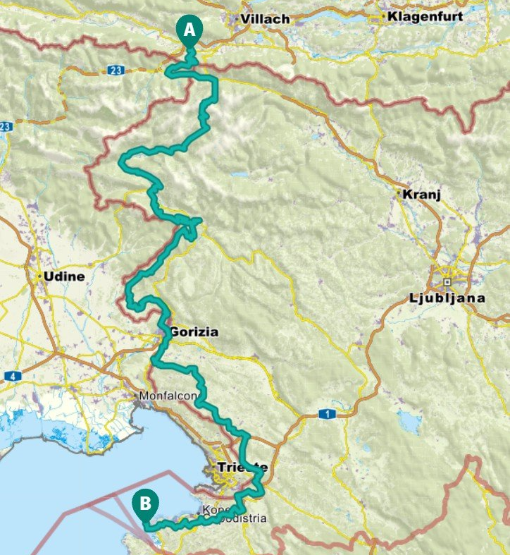 E-MTB Travel-S, Trans Slowenien E-MTB Travel-S, Trans Slowenien