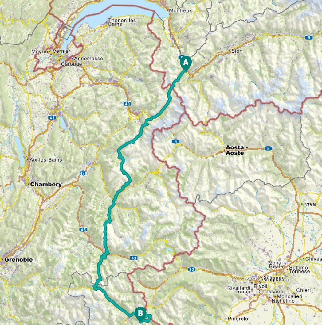 E-MTB Travel-S, Westalpen E-MTB Travel-S, Westalpen