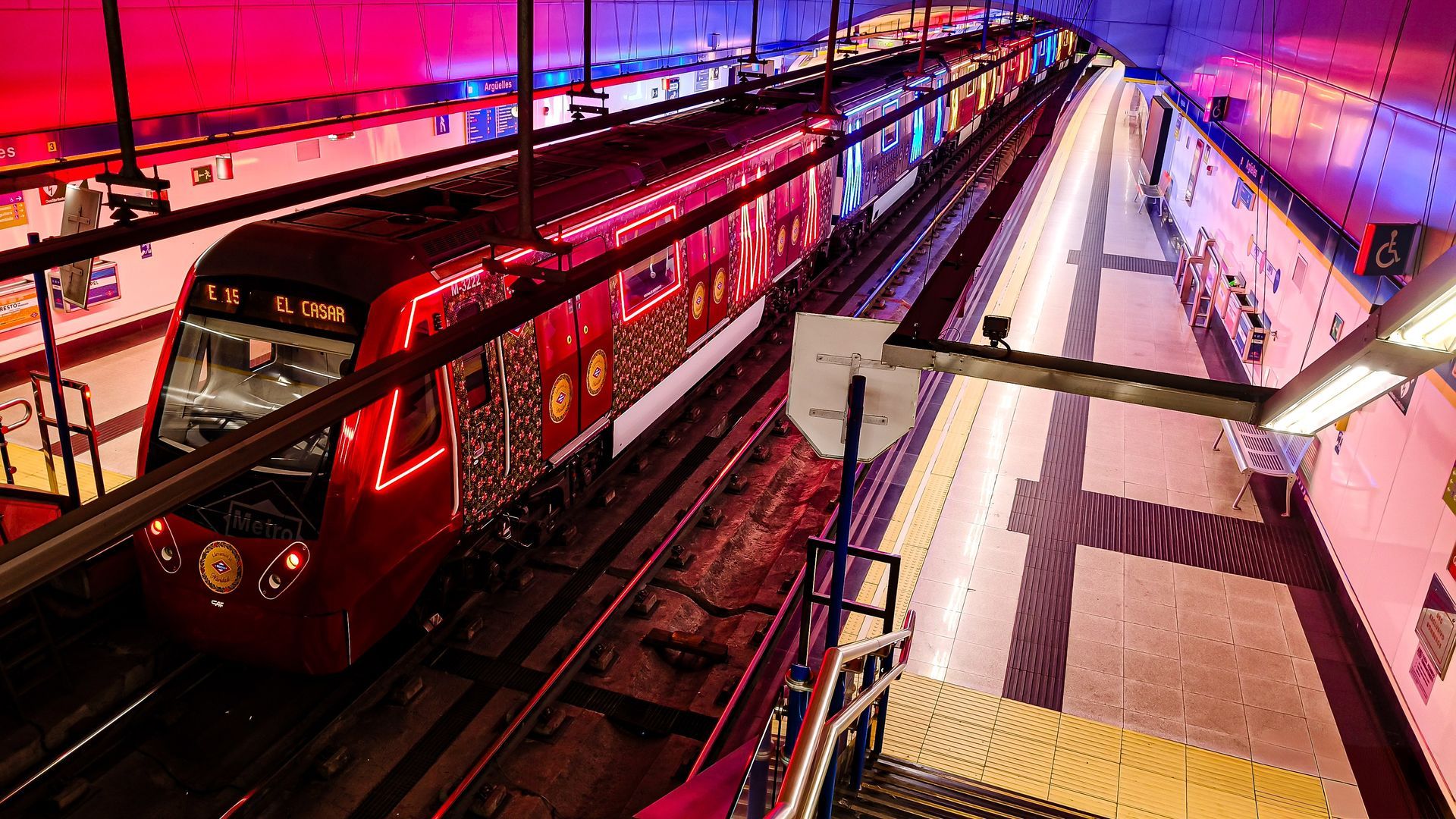 Vuelve el Tren de la Navidad al Metro de Madrid