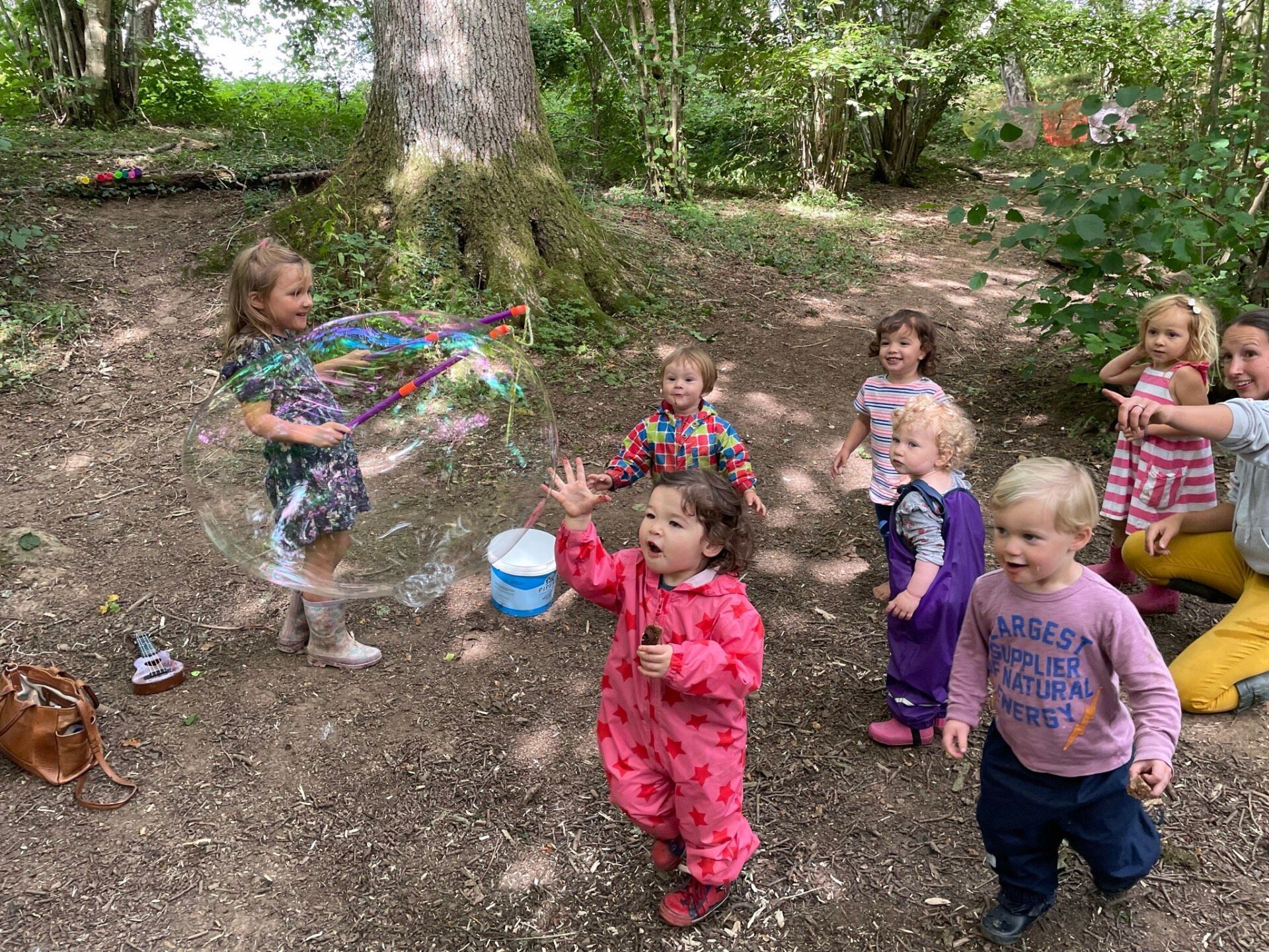 Catching bubbles