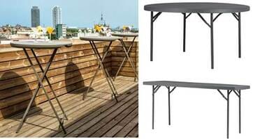 Alquiler de mesas de catering. Zown