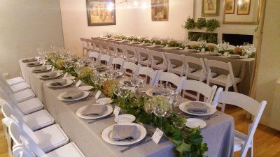Mesa imperial rectangular para celebración