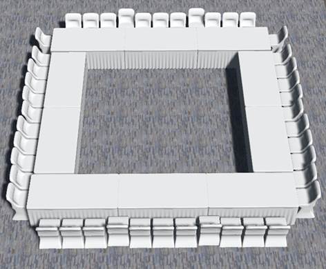 Montaje de mesa rusa