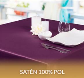 Mantel liso Satén 100%