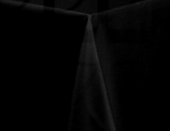 Mantel negro liso para mesa redonda, rectangular