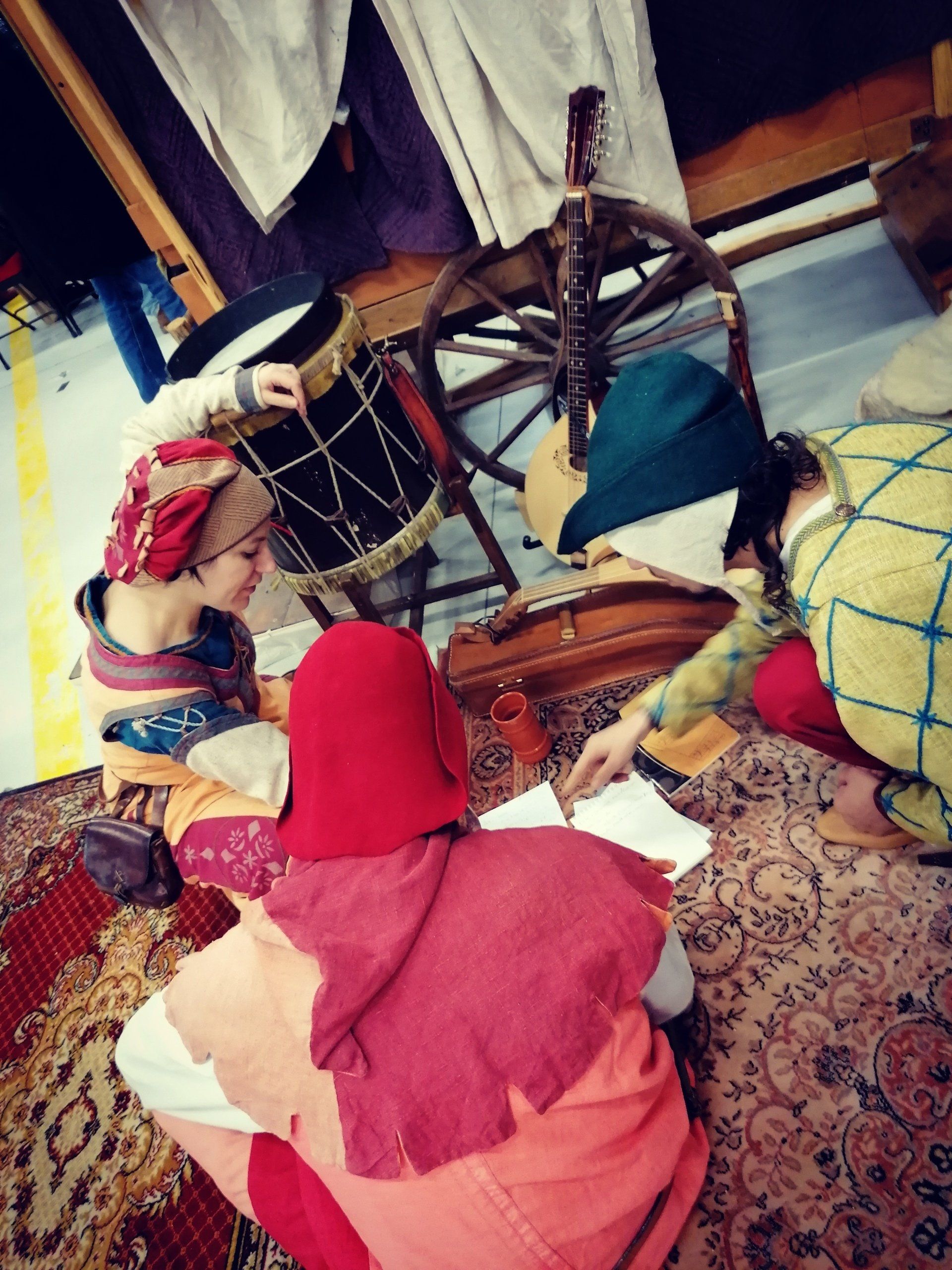 coulisses Ambraluna compiègne troupe artistes préparation off