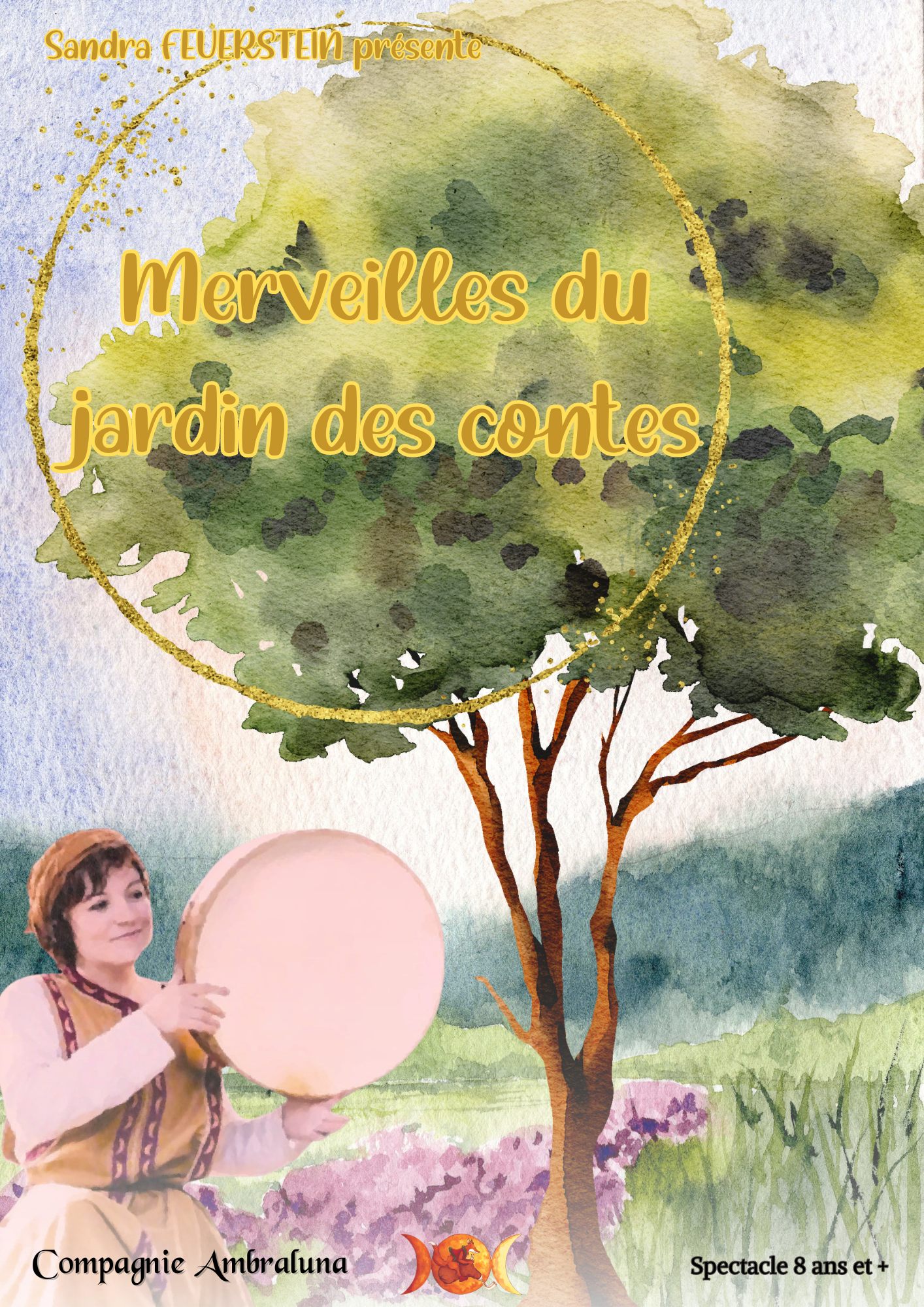 affiche spectacle Merveilles du Jardin des Contes