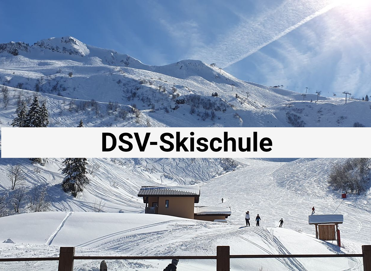 Gruppenbild mit Skilehrer und Teilnehmerinnen beim Skikurs nur für Frauen in Lermoos