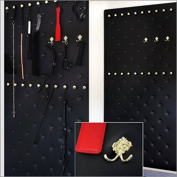 Für weitere Infos und Preise , click einfach auf das Bild BDSM Spielzeugwand gepolstert BDSM-Regal Spielzeugregal