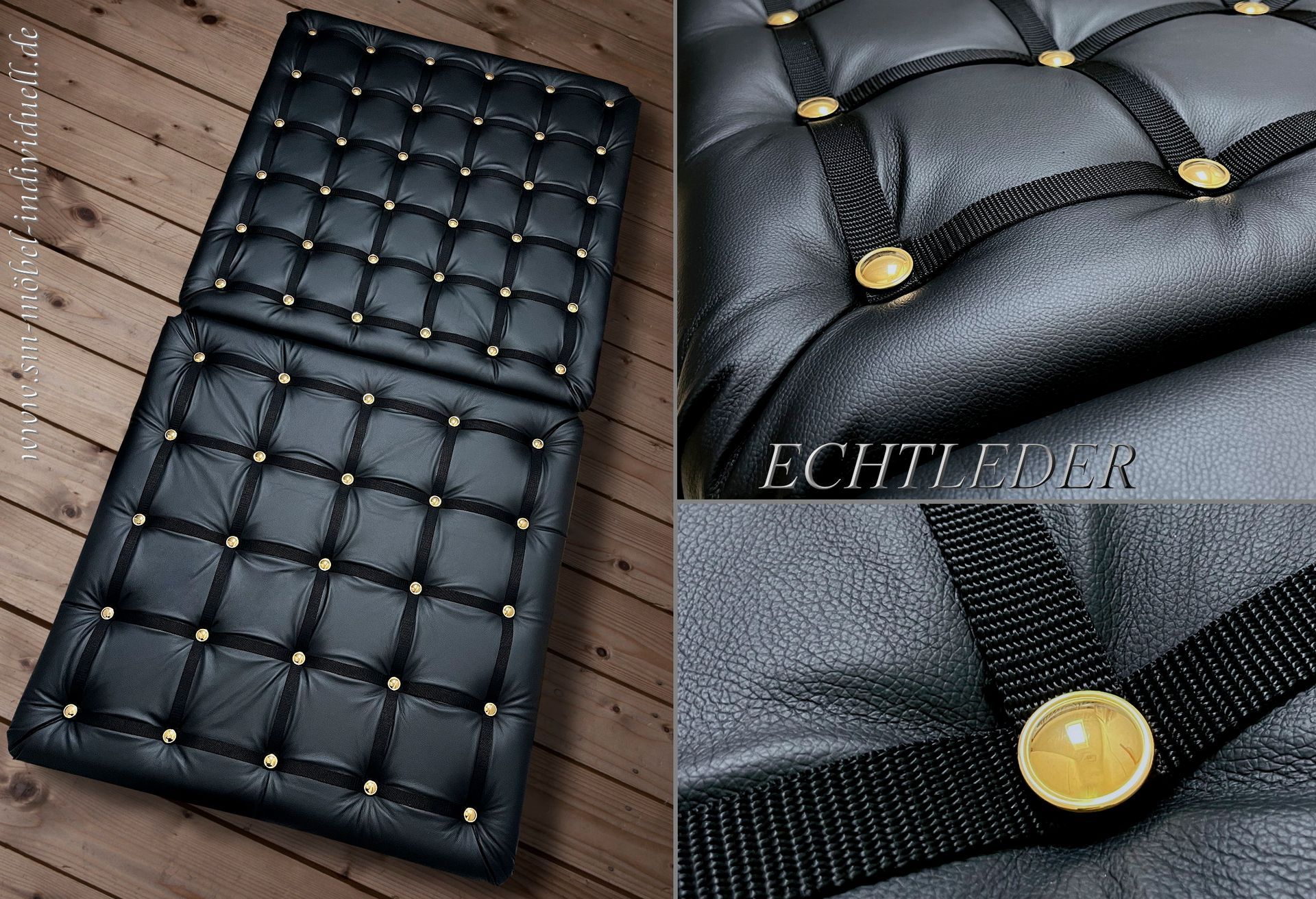 Fesselbrett mit Echtleder gepolstert
BDSM-Fesselbrett