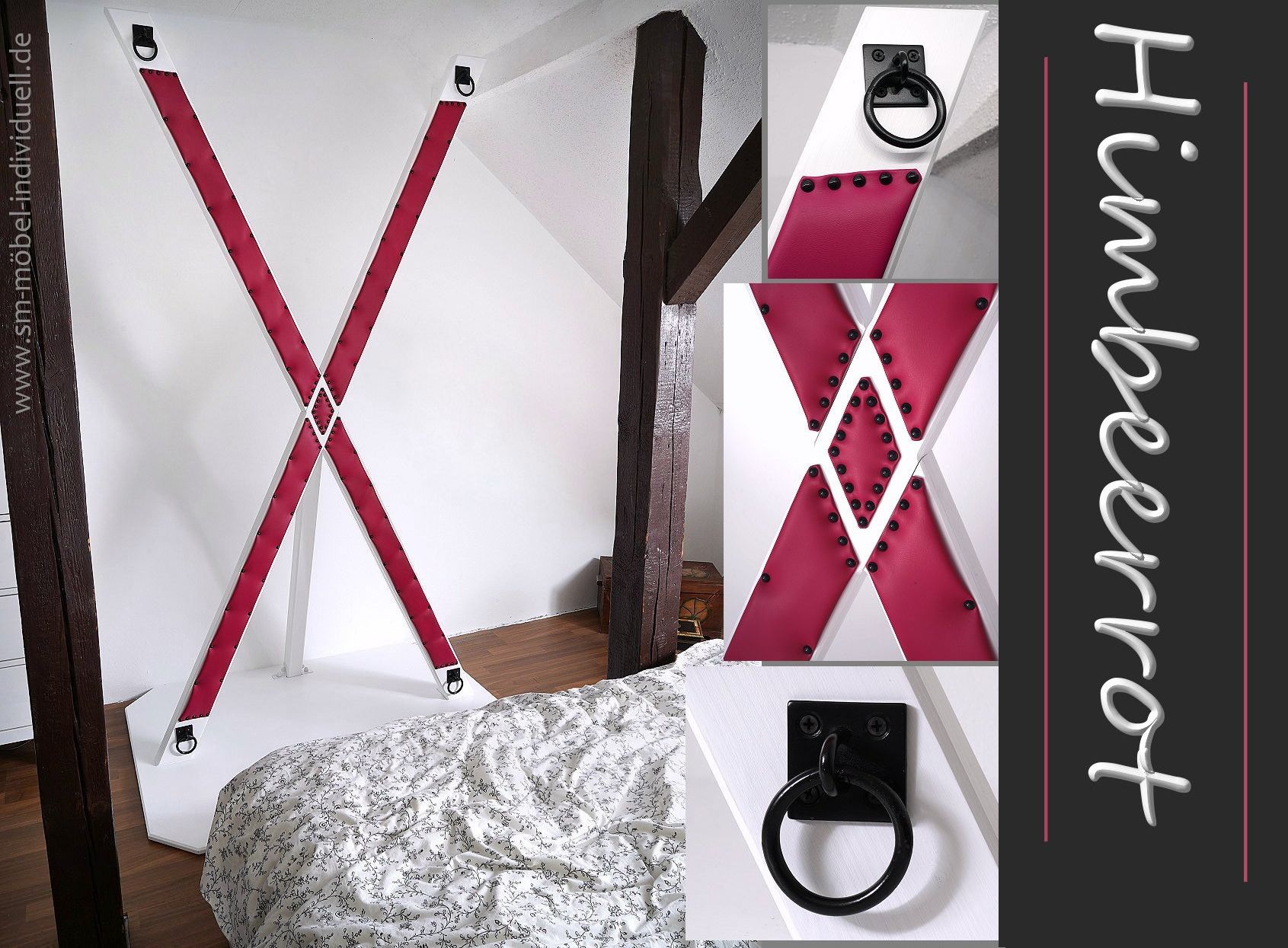 Andreaskreuz gepolstert ,
Standkreuz gepolstert ,
BDSM-Kreuz gepolstert