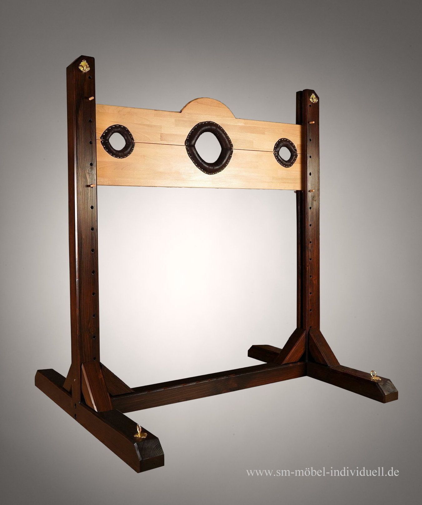 Pranger gepolstert , BDSM-Pranger , Standpranger , Holzpranger