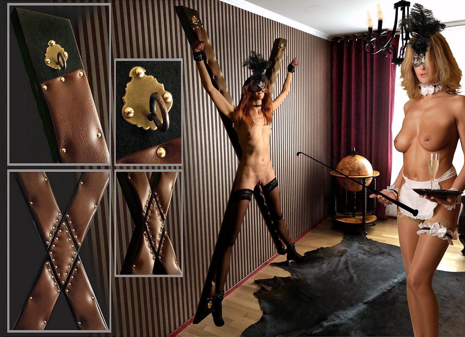 Für weitere Infos und Preise , click einfach auf das Bild :-) Andreaskreuz gepolstert
BDSM-Kreuz
Wandkreuz gepolstert