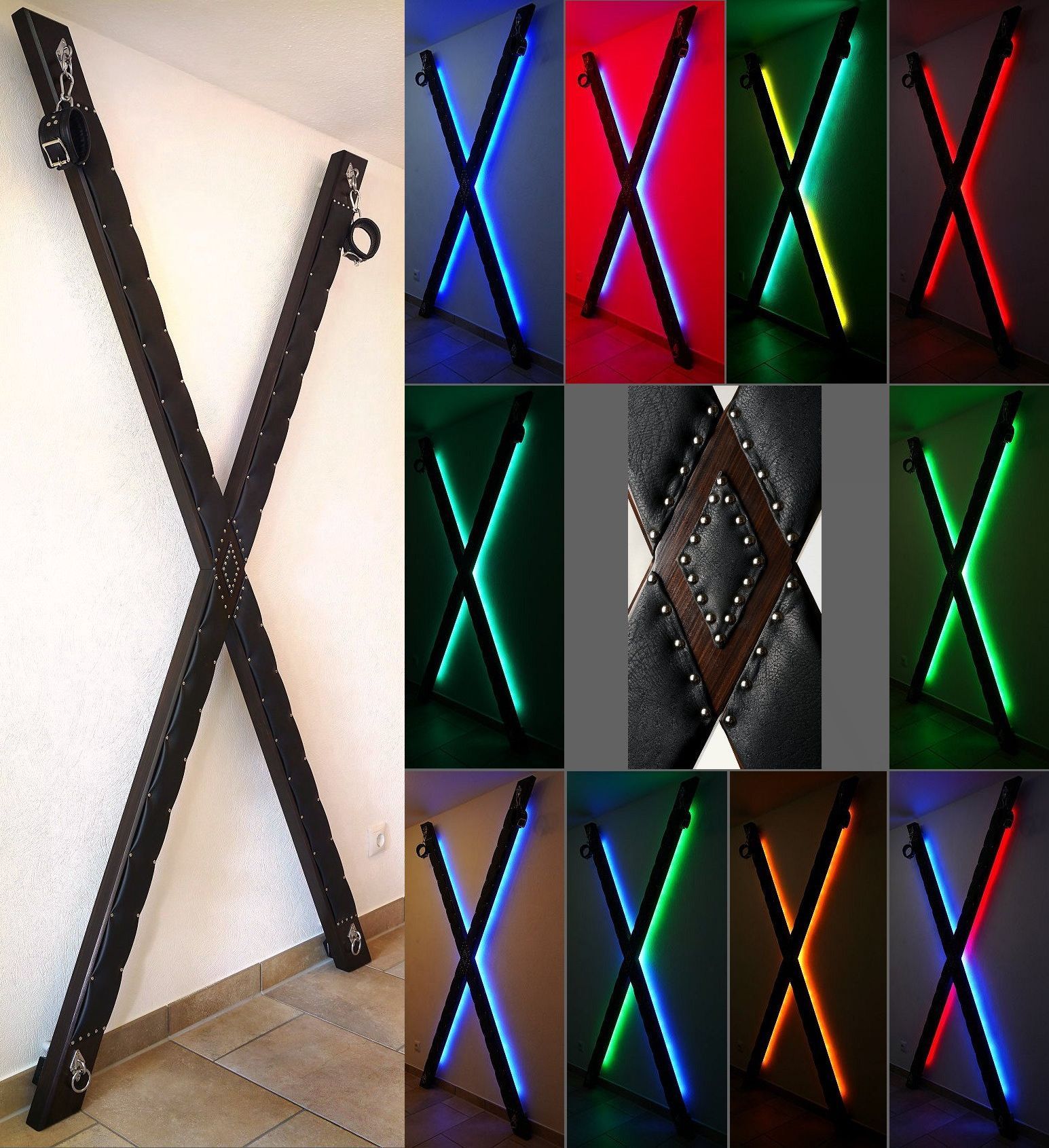 Wandkreuz mit Beleuchtung
Andreaskreuz mit Beleuchtung
SM-Kreuz mit Beleuchtung