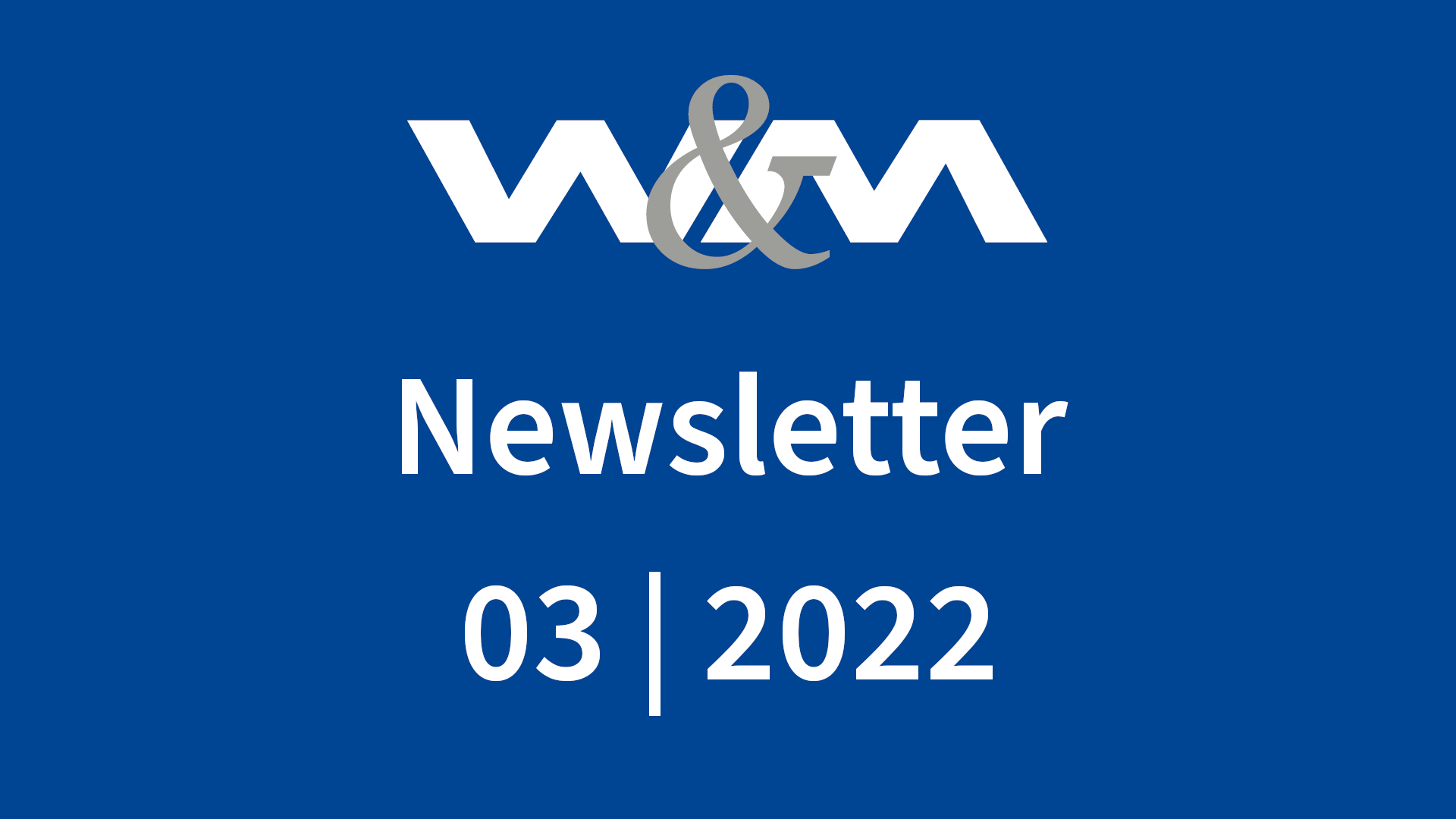 Newsletter 3/2022