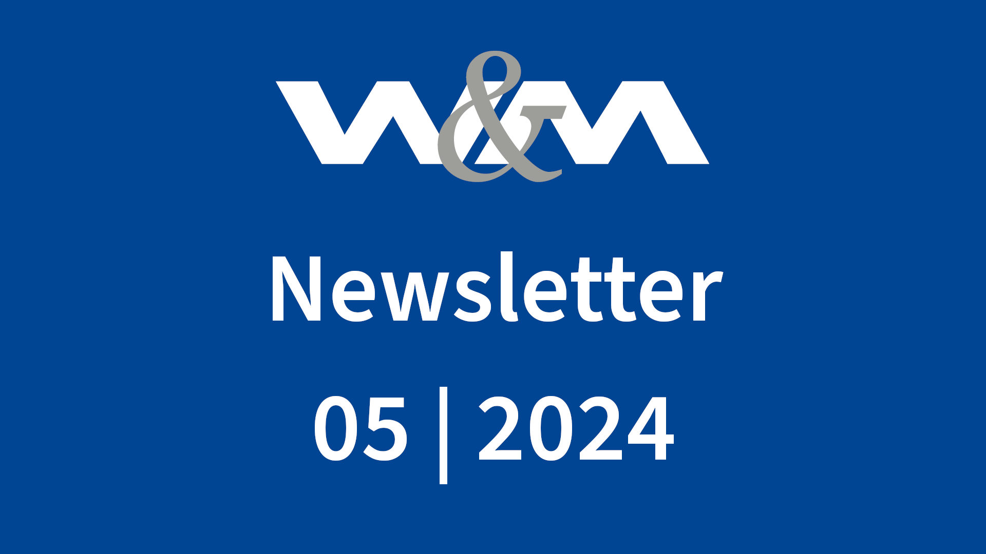 Newsletter 5/2024